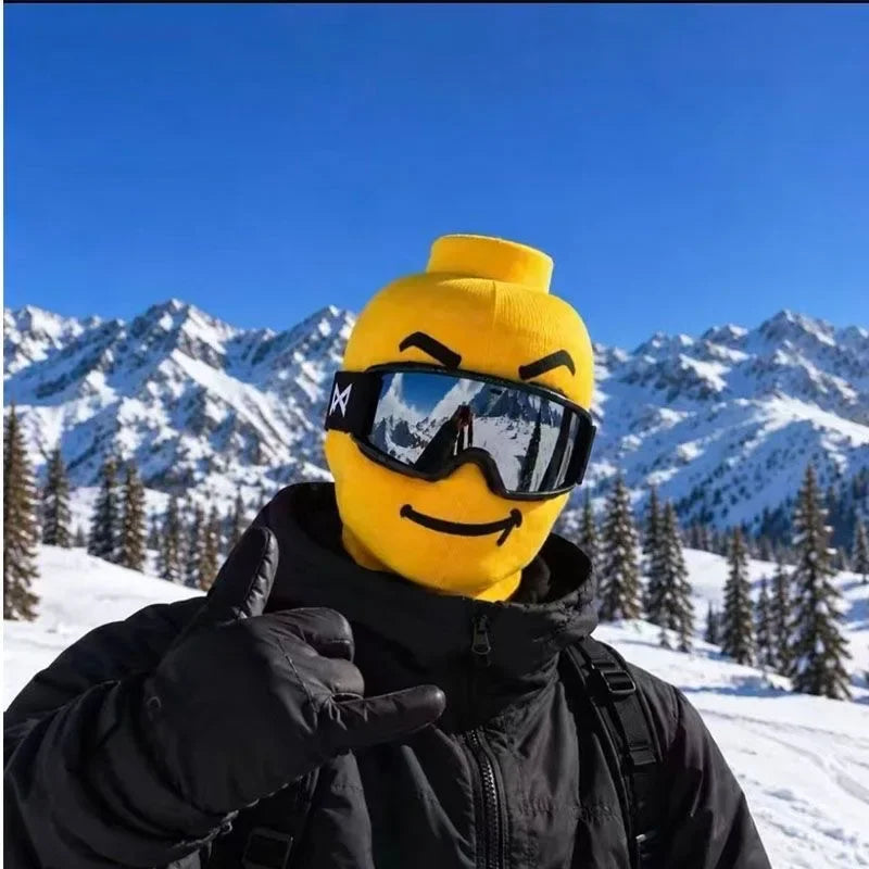 Yellow Crew – Bedruckte Sturmhaube