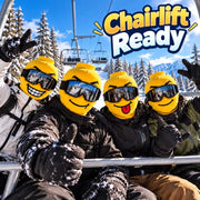 Yellow Crew – Bedruckte Sturmhaube